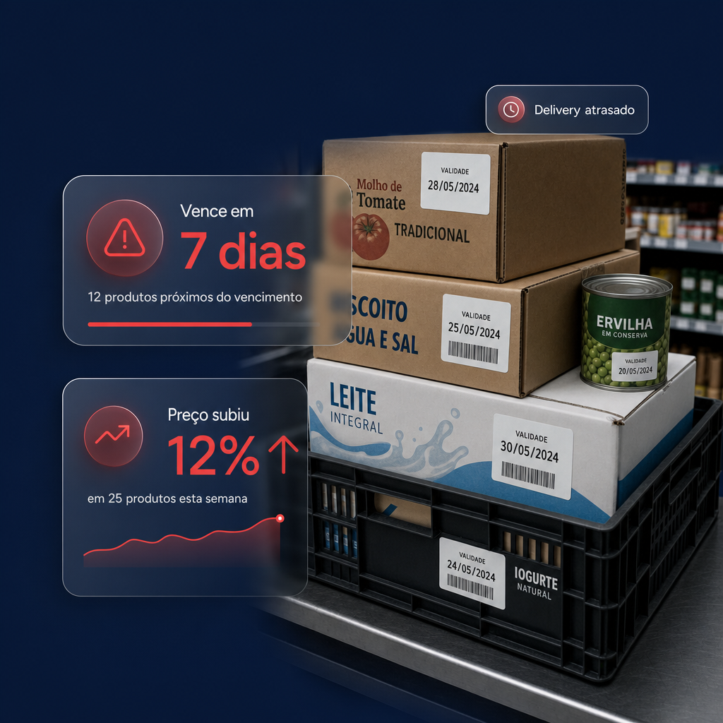 Desafios do varejo de alimentos: validade, delivery e precos