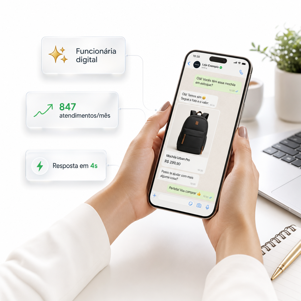 Connect — o WhatsApp com IA da Varejo Hub